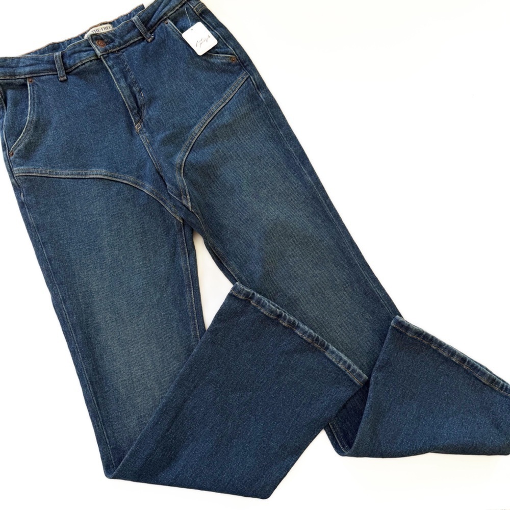 Free People We The Free Jeans Womens 30 Ashland Mid Rise Flare New - Picture 2 of 15